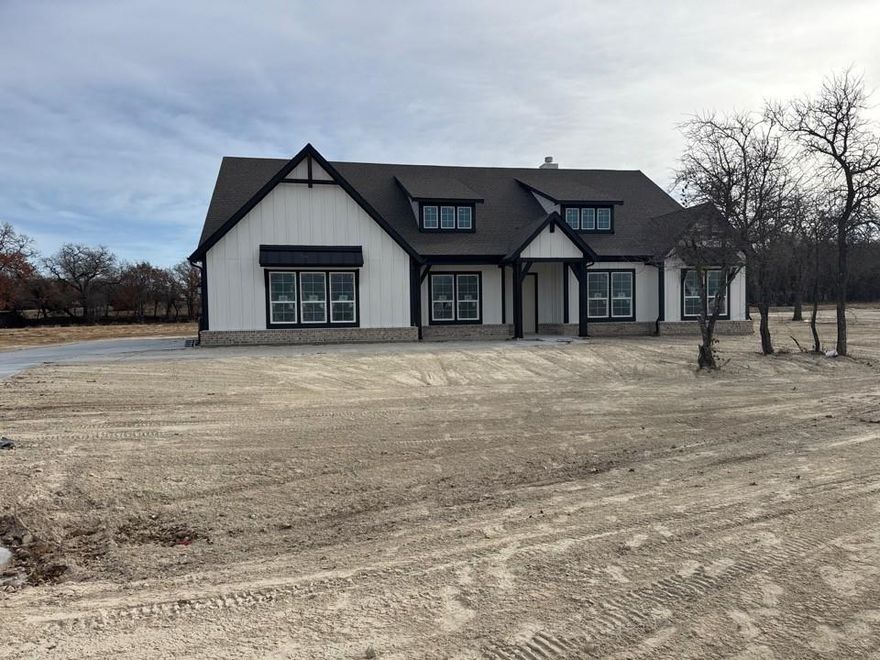 Estimated January 2026 completion! Ask us about our Trade In Trade Up program, we can buy your home! Owner Financing available. Introducing The Cedar Sage by Riverside Homebuilders—a single-story haven spanning 2,857 square feet, offering simplified living without compromising luxury. Approach the grandeur of the home through a covered porch, setting the stage for the elegance that lies within. Enter through the foyer, where to the right, a versatile flex room awaits—which is perfect for a cozy home office or creative space. To the left of the foyer, discover three traditional bedrooms, each accompanied by its own walk-in closet and a shared full bath—providing comfort and privacy for family or guests. The journey continues into the heart of the home, revealing a sprawling family room and a designer kitchen adorned with a spacious island, which is truly an entertainer's dream. For added convenience, a game room is tucked away in the back left, offering endless possibilities for use. On the opposite side of this ranch-style home, the owner's suite beckons with a spa-like bathroom and an expansive closet, creating a private retreat that you’ll never want to leave. Adjacent to the three-car garage, a mud bench and laundry room enhance practicality, while a sizable covered back patio invites outdoor living and relaxation. Whether you’re looking to experience the simplicity of one-story living or enhance your lifestyle with a taste of luxury—the Cedar Sage can give you the best of both worlds, embodying Riverside Homebuilders' commitment to blending functionality with exquisite design for a truly exceptional living experience.