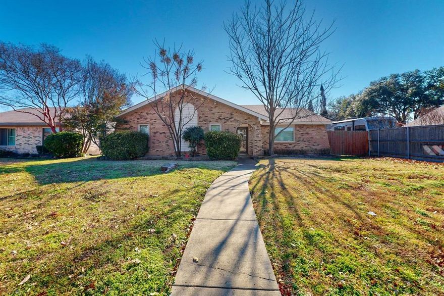 Back on market with a refreshed price. Seller motivated to secure a buyer before the holidays. Bring all offers! 
Welcome to 626 Kingston Place in Garland, TX!
Step into this delightful three-bedroom, two-bathroom home filled with charm, comfort, and stylish updates. As you enter, you’re greeted by a cozy front living room to the right—perfect for unwinding or hosting guests.
At the heart of the home sits the beautifully updated kitchen and dining area, featuring new granite countertops, a chic backsplash, and stainless steel appliances. Toward the back of the home, enjoy a spacious second living room complete with a stunning brick fireplace, offering the perfect backdrop for gatherings with family and friends.
Both bathrooms have been thoughtfully refreshed with modern finishes, and the primary suite offers a generously sized shower designed for relaxation. With new windows throughout, the entire home feels bright, airy, and inviting.
Move-in ready and priced to sell, this charming property is ready for its next chapter. Don't wait until 2026—make it yours today!
