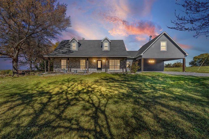 Discover your dream home in Leonard, Texas, situated on over a half acre along FM 896. This beautiful residence boasts stunning sunset views and has been recently updated with new flooring, fresh paint, light fixtures, and remodeled bathrooms, ensuring a modern and inviting atmosphere. Enjoy the added bonus of a spacious area over the carport, complete with its own dedicated air conditioning unit, perfect for a home office, guest space, or recreational area. This excellent home offers the ideal balance of tranquility and convenience, located just far enough out of town to provide privacy while still being accessible to local amenities. Don’t miss the opportunity to experience this charming property—schedule your visit today!