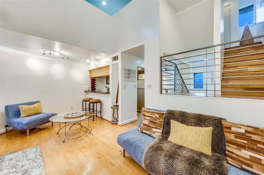 Three-story, 1-bedroom, 1.5-bath condo in the heart of Oak Lawn, just minutes from Highland Park Village, SMU, Uptown and the Katy Trail. Open-concept living filled with natural light and a well-designed multi-level layout, with the private bedroom and full bath located on the second floor. Expansive rooftop deck ideal for outdoor entertaining and city views. Prime walkable location near dining, nightlife, and trails. Well-maintained community with HOA covering common area maintenance, exterior upkeep, water, sewer, and trash. Excellent opportunity for investors or owner-occupants seeking strong rental demand in a highly desirable location.