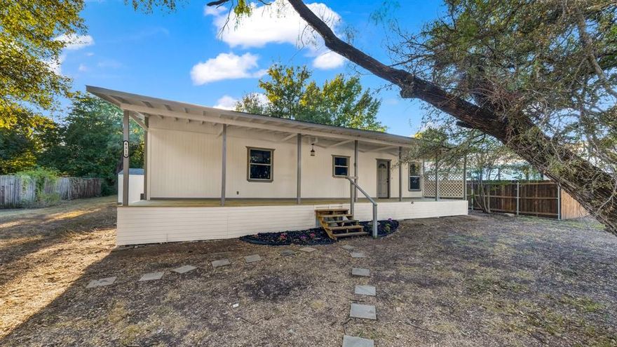 Welcome to this Pier and Beam Single Family Residence in Indian Harbor, a gorgeous lake community in Granbury Texas. This highly sought after community, offers private lake access, recreation center, community pool, club house, park, subdivision campground, boat ramps, marina, fishing, guarded entrance, and more. Your new 2 Bedroom, 1 Bathroom home has been thoughtfully renovated and sits on a massive 10,000+ sqft lot. Enjoy New Luxury Vinyl Plank throughout, New Carpet, Fresh Paint on Exterior & Interior, All New hardware, All New Fixtures, and to top it all off, A BRAND NEW ROOF!! This is the one you have been waiting for and it will not last long. Reach out to your favorite agent and schedule your private showing today!