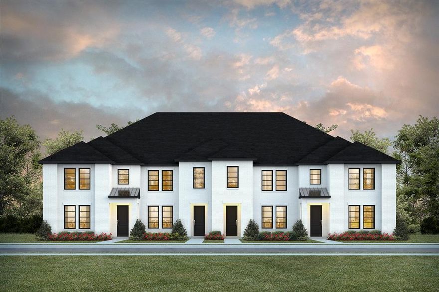 CB JENI HOMES CONRAD floor plan.  Abundant living is yours in this open concept design highlighted by vaulted ceilings, flooded with natural light! Second floor loft space has open railing with view to double story living room. Luxury finishes include resilient wood look plank flooring at first floor, gourmet kitchen—shaker style cabinetry, stainless steel appliance package with vent to outside, under cabinet lighting, quartz counters, high end tile finishes throughout. Great storage including 2 walk-in closets in the owner's suite, and a walk-in closet in the secondary bedroom. Ready to call home in March!