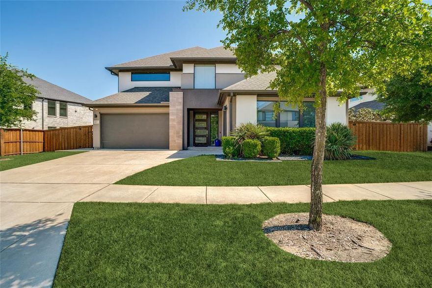 Welcome to a fully reimagined luxury residence in the heart of Frisco, where modern European design meets resort-style living.
This exceptional home showcases over $460,000 in high-end upgrades , thoughtfully curated to deliver both sophistication and functionality.
Step inside to discover a completely remodeled chef’s kitchen featuring sleek European cabinetry, premium Bertazzoni appliances, panel-ready refrigerator, integrated hood, and a refined, contemporary aesthetic designed for both everyday living and entertaining.
The home continues to impress with:
Custom European bespoke cabinetry throughout (including closets, bathrooms, and living spaces) 
Designer home office with floor-to-ceiling built-ins and integrated lighting 
Luxury vinyl flooring replacing carpet on the second floor 
Custom accent walls, LED lighting features, and built-in media center 
Fully upgraded laundry space with custom cabinetry 
The primary suite is a true retreat, featuring:
Custom wood accent wall 
Built-in window bench with storage 
Fully customized luxury closet system 
Step outside into your private oasis:
Resort-style pool & spa with heating and lighting 
Outdoor kitchen, firepit, and hardwood deck 
Outdoor shower and professional landscaping 
Premium greenbelt lot with breathtaking views and no rear neighbors 
Additional highlights:
Whole-home water filtration system 
Integrated audio system 
EV charger 
Media room with acoustic paneling 
This is more than a home — it’s a lifestyle opportunity in one of Frisco’s most desirable locations.