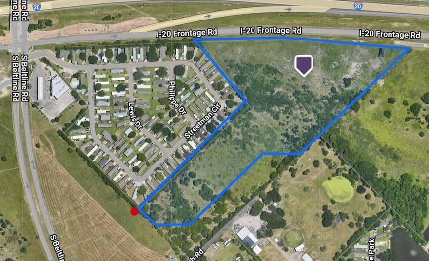 Rare opportunity to own and develop almost 14 acres on Interstate 20 access road with nearly 1,200 feet of frontage!!! Property includes billboard that is currently leased!!!