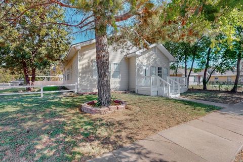 A home in Cleburne