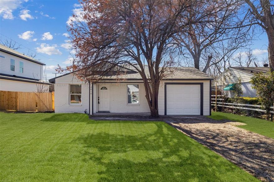 Beautifully Renovated Home in a Prime East Dallas Location!
Welcome to 2816 Barnes Bridge Road, a stunning FULLY RENOVATED home offering 4 bedrooms, 2 bathrooms, 1,676 sqft, and a 1-car garage. Thoughtfully updated from top to bottom, this move-in-ready property blends modern comfort with functional design in a highly desirable East Dallas neighborhood. Step inside to discover a bright and inviting layout featuring updated flooring, fresh paint, and contemporary lighting throughout. The open living and dining areas create a welcoming space for everyday living and entertaining. The remodeled kitchen showcases sleek countertops, modern cabinetry, and updated appliances, making it the heart of the home. All four bedrooms are generously sized, offering flexibility for family members, guests, or a home office. Both bathrooms have been fully remodeled with stylish tilework, modern vanities, and upgraded fixtures. The 1-car garage provides secure parking and additional storage space. Prime Location: Located in East Dallas, this home offers convenient access to I-30, Loop 12, and I-635, making commuting to Downtown Dallas, White Rock Lake, and surrounding areas easy. Enjoy nearby parks, schools, shopping, dining, and entertainment, all while living in a quiet, established neighborhood. With its modern upgrades, spacious layout, and excellent location, 2816 Barnes Bridge Road is an outstanding opportunity you don’t want to miss. Schedule your private showing today!