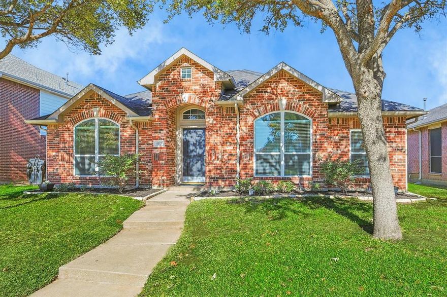 Nicely updated and meticulously clean 3 bedroom, 2 bath, 2 car garage home within walking distance to Lake Lewisville in sought after Stewart Peninsula! Brand new paint throughout and new carpet in the bedrooms, as well as new sleek hardware, new contemporary lighting with LED lights, and new bathroom vanities have all been just installed. Be the first tenant to enjoy this fresh makeover in a fabulous neighborhood with both a Family Pool and an Adult LAKE VIEW Infinity Pool with a massive hot tub that are open during the summer months. Washer, Dryer & Refrigerator are included as well as Mowing Service during the growing season. Fur babies are allowed with approval of breed. Enjoy the public golf course as well as boat ramps, paddle boards, kayaking, camping and playground in nearby Stewart Creek Park and the beautiful Lake View Shoreline Walking Trail. The Colony is home to amazing shopping, restaurants and concert venues in Grandscape and is close to major highways for easy commutes.