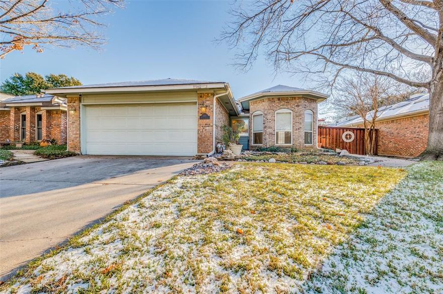 Updates & upgrades done in 2021. Paint, flooring, kitchen updates, lights, ceiling fans, HVAC & ductwork, landscaping, and more, Lots of natural light along with skylights make the home exceptionally light and bright! Located in a wonderful neighborhood and a great location so close to major freeways, DFW Airport, parks, and River Legacy.