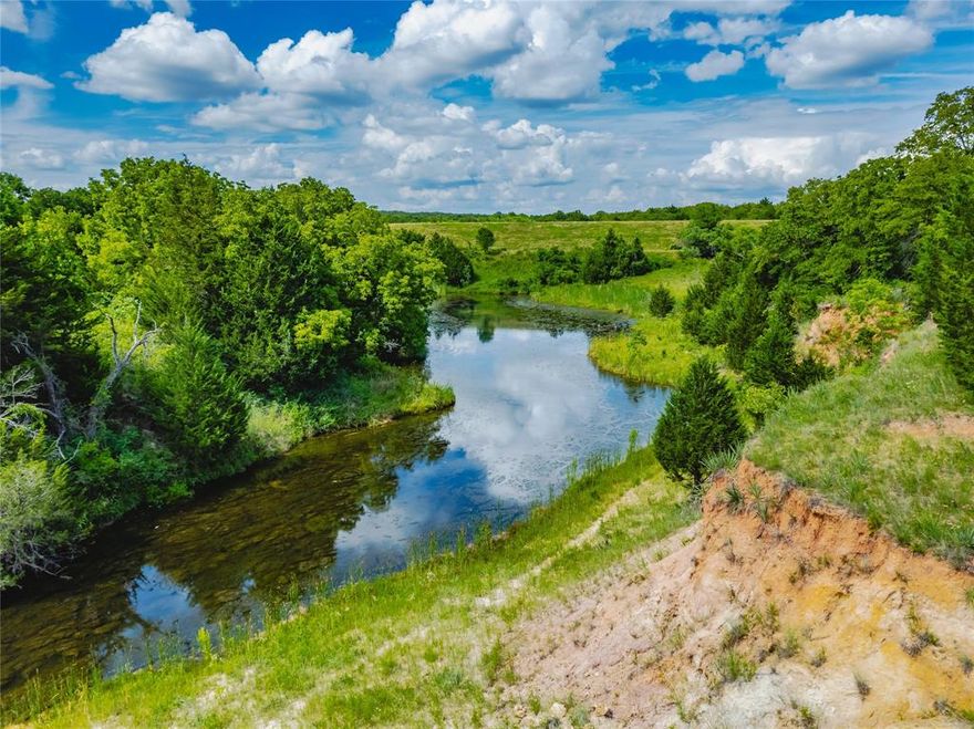 Long Straw Ranch has been managed for 15+ years to maximize habitat and restore the land to a native state. Pastures have been reclaimed with native grass, invasive species have been removed, trails and fire breaks have been curated. Half of the property is timber with considerable elevation changes in the terrain. There are five ponds on the property and 2 wells. Strong deer and turkey populations inhabit the ranch, ducks frequent the ponds and of course, there are hogs. Long Straw is a recreational paradise less than 90 minutes from DFW Airport via either I-35 or US 287.
Four residences and a 3600 Sq. Ft. barn with corrals are situated on 5 manicured acres. The 3100 Sq. Ft. main log house features 3 bedrooms, 2.5 baths and a chef’s kitchen. In addition, there is a 1400 Sq. Ft., 2 bedroom, 2 bath guest log cabin, a 1200 Sq. Ft., 2 bedroom, 2 bath guest casita and a 1,300 Sq. Ft., 3 bedroom, 2 bath hunters bunkhouse. Long Straw Ranch can be your family compound, weekend escape or full-time residence. If additional acreage is desired, an adjacent 341.95± acres is available immediately north of the ranch.