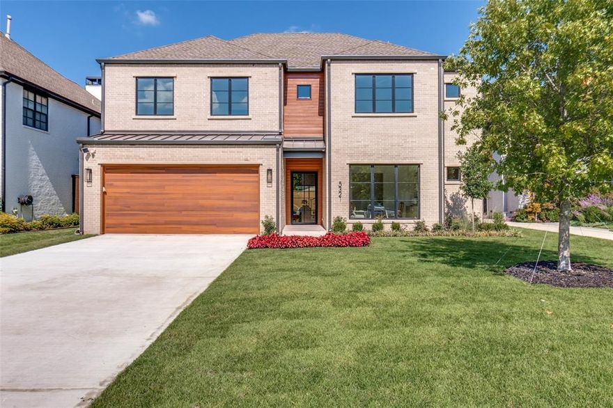 Beautiful Greenway Crest new construction home, ideal for buyers looking for style and easy living and a fabulous in-town location. Wonderful floorplan for entertaining and family living with living area open to kitchen and dining, primary bedroom suite plus study with full bath are downstairs. Three ensuite bedrooms upstairs plus a game room and a bonus media or exercise room. Kitchen features a large island with seating for at least four, Wolf range and  Subzero refrigerator. Great location walkable to Inwood Village with top restaurants, shops, bars and spas.