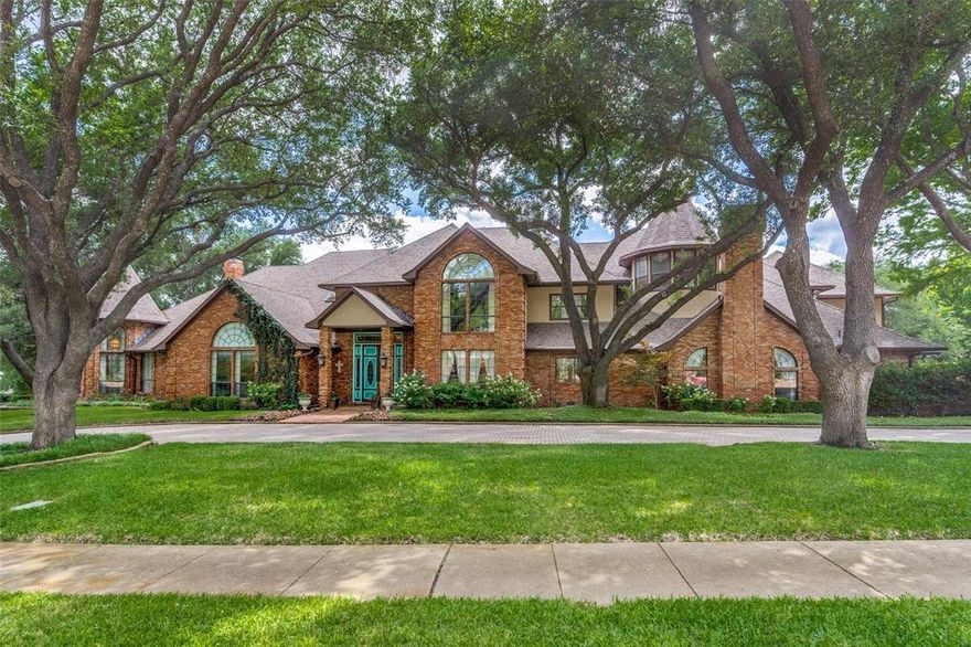 Willow Bend Country has long been regarded as one of the most prestigious and sought-after communities in the Plano area, known for its tree-lined streets, grand estates, and unmatched sense of privacy and exclusivity. Nestled within this esteemed neighborhood, 5600 Willow Bend Court offers a rare opportunity for discerning buyers to create a true legacy property.Situated on an expansive 1.55-acre estate lot, this property provides an exceptional canvas to either reimagine the existing residence with a thoughtful, top-to-bottom renovation or bring to life a custom-designed architectural masterpiece tailored to your unique vision and lifestyle. Whether you choose to preserve and enhance its current footprint or embark on a new construction, the possibilities are endless. The existing home encompasses approximately 9,600+ square feet of living space, offering a grand scale for both everyday living and elegant entertaining. Included within this square footage is a fully independent guest suite featuring a private Bedroom, Bathroom, Living Area, and Kitchen—perfect for multi-generational living, long-term guests, or a dedicated staff residence.
Beyond the home, the grounds are a true sanctuary. The beautifully landscaped backyard is enveloped by towering, mature trees that provide both shade and tranquility, creating a serene retreat from the outside world. Multiple patio spaces surround the sparkling pool, offering inviting areas to relax, host gatherings, or simply enjoy the peaceful ambiance of the outdoor setting.This is a rare and extraordinary opportunity to establish your place within one of Plano’s most iconic and coveted neighborhoods.