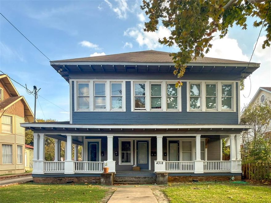 This is a beautifully remodeled 1 bedroom, 1 bathroom apartment in the heart of the historic district of East Dallas. The unit includes custom cabinetry, granite countertops, stainless steel appliances, a Washer and dryer hookup and tons of windows for natural light! This specific unit has private fenced parking in the back for all residents in the building. Don't miss out on this great find, APPLY TODAY!