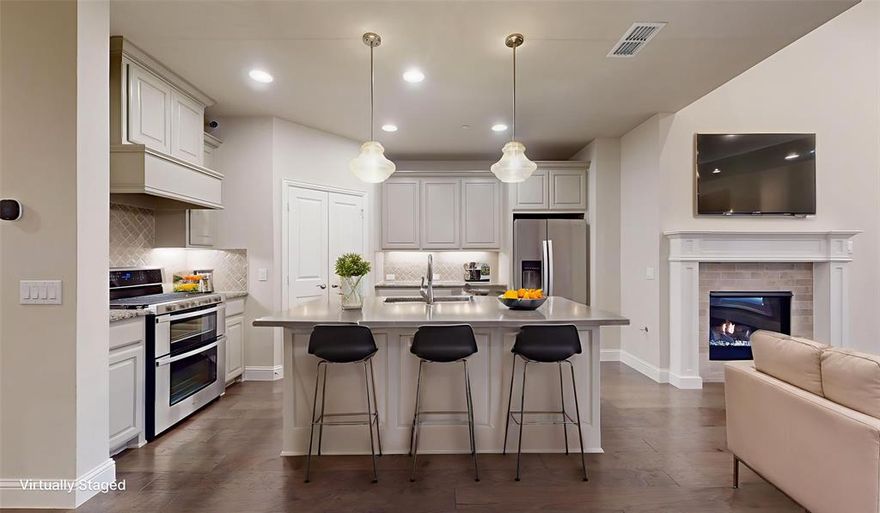 **SELLER WILL PAY ALL WINDSONG TRANSFER FEES**LOCK AND LEAVE LIFESTYLE-SAY GOODBYE TO YOUR LAWNMOWER Experience the perfect blend of elegance, comfort, and functionality in this beautiful 3-bedroom, 3 full bathroom villa located in the award-winning **Windsong Ranch** community. Situated in the heart of Prosper, this thoughtfully designed home offers exceptional living space, stylish upgrades, and a flexible layout that suits a variety of lifestyles. Each of the three spacious bedrooms features its own private full bathroom, making it ideal for families, guests, or multi-generational living. The open-concept main living area seamlessly connects to a gourmet kitchen and built-in dining space, creating an inviting environment for both everyday living and entertaining. Additional highlights include a dedicated game room, a flex room—perfect for a home office, gym, or media space, a generously sized storage room to keep everything organized, and a COVERED Patio. A 2-car garage adds everyday convenience. Even better? Say goodbye to the lawn mower and hello to hassle-free living. Enjoy all the benefits of low-maintenance villa life while indulging in the world-class amenities that make Windsong Ranch one of North Texas’s most desirable communities. Windsong Ranch amenities are truly unmatched. Residents enjoy exclusive access to a private 5-acre Caribbean-style lagoon with expansive white sand beaches, paddleboarding, and kayaking. Additional amenities: two resort-style pools, a state-of-the-art fitness center, pickleball, tennis, and basketball courts, open spaces, scenic lakes, wooded creeks, dedicated dog park and over 600 acres of walking trails. Townhome Villa HOA-Billed monthly $379-that covers the insurance on roofs, exterior maintenance, landscaping, irrigation Windsong Ranch HOA billed quarterly at $579 includes maintenance and upkeep of common areas in Windsong Ranch and high level of lifestyle programming by a full-time Lifestyle Dept.