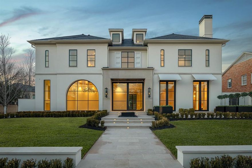 Modern elegance, organic design & seamless living come alive in this new meticulously-crafted jewel by Ventura Custom Homes. On large lush corner lot in coveted Highland Park, blissful environs afford serenity w beautiful outdoor spaces for lounging-entertaining, sparkling pool w water feature & cozy firepit. Walls of windows & huge sliding glass doors blur the lines between inside & out & bathe the home in sunlight. An expansive open floorplan affords a gracious flow & unfettered sightlines of luxurious finishes at every turn. The 5 bed 5.3 bath oasis boasts such desirable amenities as an elevator, media rm, temp-controlled wine wall, rear patio w heaters & speakers, 3-car garage, water filtration & much more!