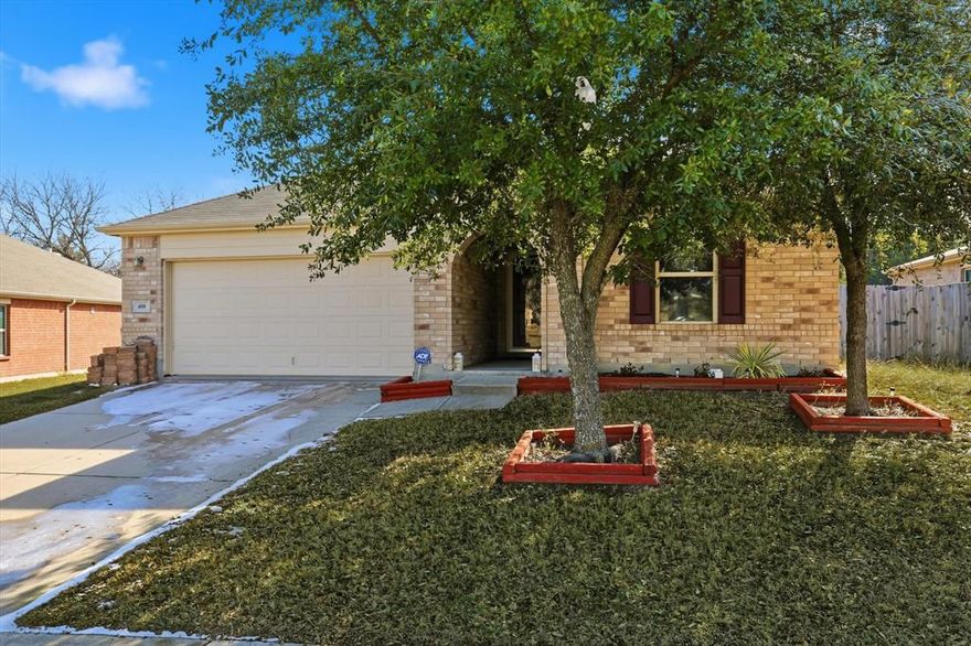 Turn-key and move-in ready, this beautifully maintained home offers the perfect blend of space, privacy, and lifestyle. Built in 2013 and thoughtfully upgraded with modern light fixtures, an extended back deck, and an above-ground pool. The backyard is huge. You don't normally get this much property in these types of neighborhoods and at this price. The open-concept layout provides flexible living space ideal for families, remote work, or hosting guests. The sunrise scene with the greenbelt in the backyard is stunning. This home is tucked away nicely in the back of the community to add to the privacy, quiet, and safety of the area. Cedar Hill is growing with all the city amenities, shopping, mall, dining, parks, and major highways, this home delivers suburban tranquility with city convenience.