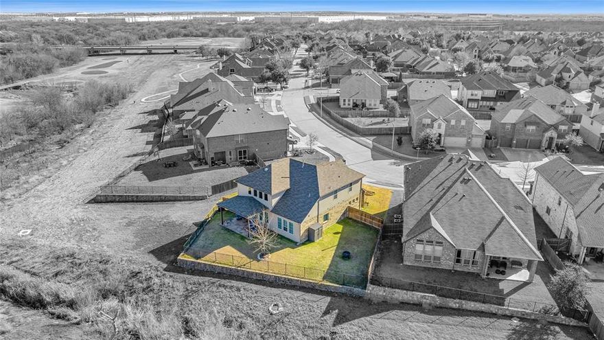 This gorgeous four-bedroom, 2.5-bath, two-story home is in a sought-after subdivision, backing up to a greenbelt and golf course. Inside you will find soaring ceilings and lots of natural light. Primary bedroom and office or den is down. Large eat in kitchen offers huge island and gas range. Texas Motor Speedway, Bucees, Tanger outlet mall, and many restaurants are just minutes away!