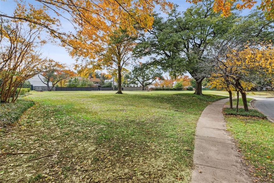 Situated in a premier location one of the largest building sites in prestigious Highland Park, this fabulous 1.263 acre lot is an amazing opportunity to build on this expansive homesite. Two incredible beautifully treed lots have been previously combined into one building site to create 1.263 acres, including over 310 feet of frontage. This property is truly unsurpassed and located on one of Highland Park's most prestigious addresses.