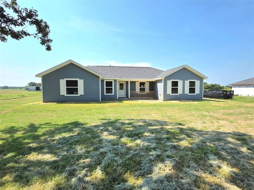 ASK ABOUT $1,000 DEPOSIT PROMOTION - MOVE IN BY NOV 15th. Here's your chance to experience modern country living in this beautiful, brand-new home sitting on a full acre, with NO HOA and NO water bill - private well is on site! The open-concept design features vaulted ceilings, abundant natural light, and elegant finishes throughout. The kitchen shines with granite countertops, stainless appliances, and a spacious walk-in pantry. The primary suite offers dual vanities, a soaking tub, separate shower, and generous walk-in closet. Enjoy peaceful rural views, ample outdoor space, and low utility costs. Easy Application Process

Home is also for sale via OWNER FINANCING with as little as 15% down. No banks, no credit check. Interest rate and terms negotiable. Contact today for more info.
