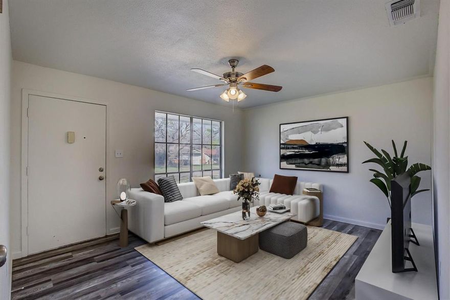 Experience the charm of this NEWLY REMODELED 3-bedroom, 2-bath home, where cozy comfort meets stylish updates. Beautiful, easy-to-maintain luxury vinyl plank (LVP) flooring flows throughout, adding warmth and durability. The living room provides a welcoming space for relaxation, while the kitchen is designed for functionality with modern finishes. Each bedroom offers a personal retreat, and both bathrooms are updated to provide a refreshing experience. Step outside to a large, fenced backyard—perfect for outdoor gatherings or enjoying a quiet moment. This home is move-in ready and waiting for you! OWNER FINANCING AVAILABLE!