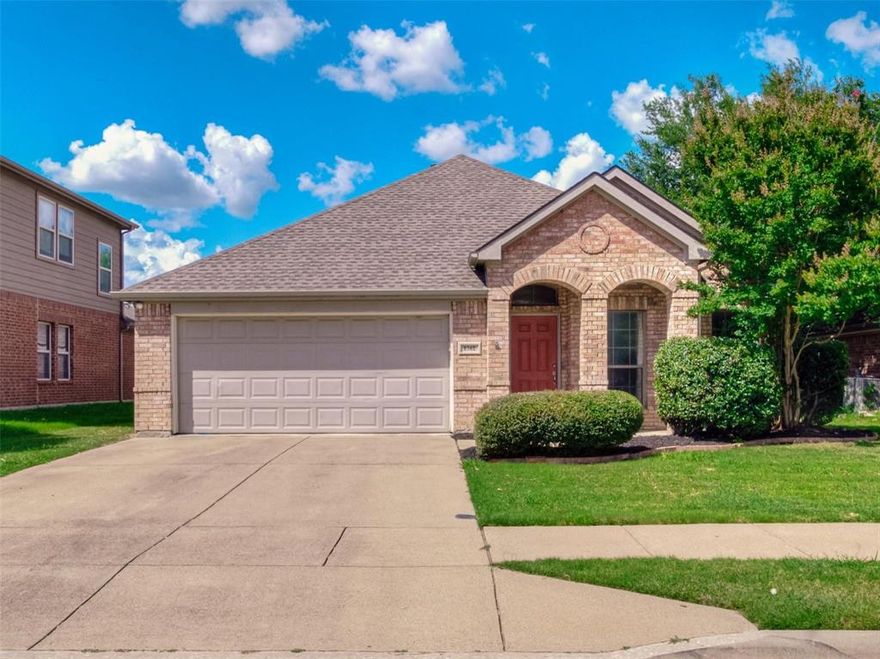 This beautifully maintained one-story home in the sought-after Innisbrook Place neighborhood of Fort Worth offers approximately 2,100 square feet of living space with four bedrooms, two and a half bathrooms, and a two-car garage, all situated on a generous lot that backs to a peaceful canal. Inside, you will find an open-concept layout with high ceilings and abundant natural light. A flexible front room is perfect for a home office or guest bedroom, while the formal dining space flows seamlessly into a spacious living area ideal for gatherings. The kitchen features an abundance of cabinetry, extensive counter space, stainless steel appliances, and a walk-in pantry, making it perfect for everyday cooking and entertaining. The private primary suite includes a large ensuite bath with dual vanities, a soaking tub, separate shower, and a walk-in closet. Three additional bedrooms and a guest bath provide plenty of space for family, guests, or hobbies. Recent updates include a new HVAC system installed in 2023 and a roof that is approximately five years old, offering added peace of mind. Outdoors, enjoy a quiet backyard with no rear neighbors, relaxing canal views, and plenty of room to play or unwind. Just a short walk away, the neighborhood features a community pool and inviting green spaces. As part of a homeowners association, this property benefits from a well-kept environment that helps preserve home values and maintain the area's welcoming appeal. Innisbrook Place combines comfort, functionality, and a strong sense of community, making it an ideal place to call home.