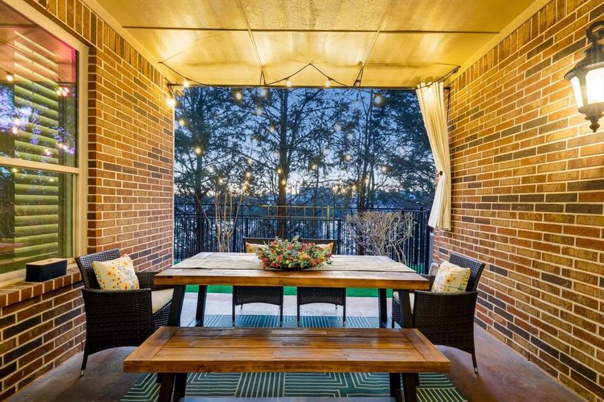 Experience refined living in this gorgeous three-story townhome where quality and thoughtful design take center stage. Recently remodeled, the kitchen showcases upscale appliances, elevated finishes, and a clean, modern aesthetic that perfectly complements the home’s minimalistic luxury style. Soaring ceilings and expansive windows flood the spacious layout with natural light, while plantation shutters add timeless elegance and privacy. New flooring enhances the cohesive, upscale feel throughout. The serene primary retreat offers a peaceful escape, designed for comfort and relaxation. Enjoy morning coffee or evening unwinding on the private balcony just off the kitchen, overlooking a tranquil backyard space that provides rare outdoor serenity in a townhome setting. Ideally located with quick access to I-635, Dallas North Tollway, and I-35, this home places you just minutes from exceptional dining, shopping, entertainment, and top-rated private schools. If you’re seeking low-maintenance living without compromising quality, style, or luxury, this is the one.