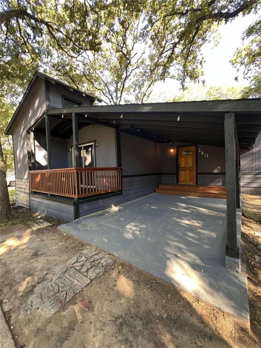 Sweet Retreat at Beautiful Cedar Creek Lake in the Loon Bay Subdivision across from the future PIER 334 development which is set to include a Boutique, a Hilton Tapestry Hotel, a Marina, a Restaurant and other Amenities...    this cozy Two Bedroom One Bath has been upgraded with pure tasteful updates Including Granite Kitchen Counter Tops and Awesome Flooring through out!  The Bath and Backsplash in the Kitchen Both with Custom Tile giving this property Long Lasting Durable Beauty to enjoy in Your Forever Home...  Relax on your Private Balcony out front  with your full drink rail all the way around it!  Back yard has chain link fence for the puppies... This home is just around the corner from the Community Park, a short walk and you are there. Listing agent is the owner of this property.