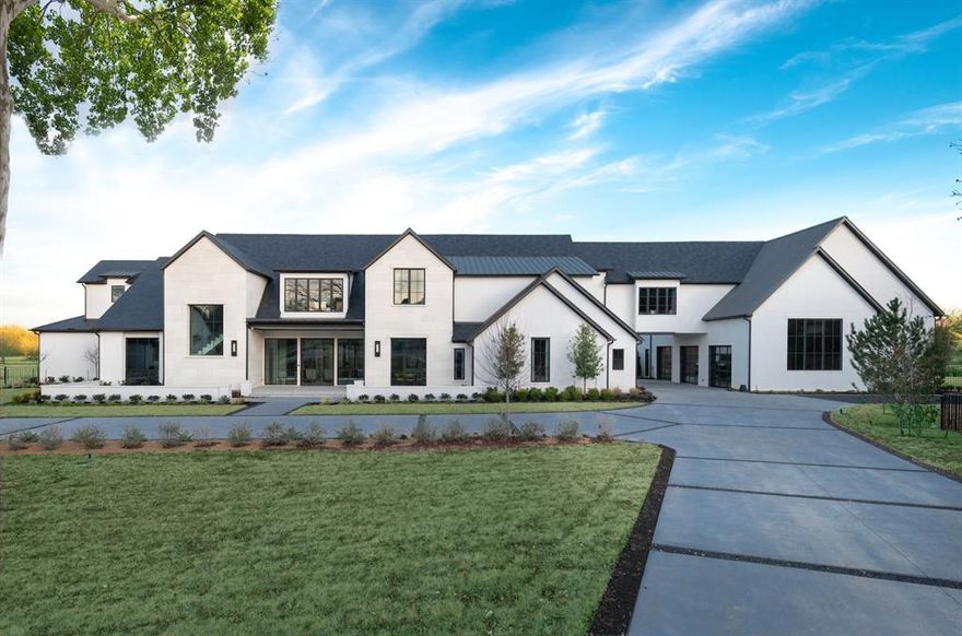 One of the most exquisite custom estates in Fairview!  Completed in 2020 and zoned to exemplary Lovejoy Schools.  This home has been elegantly constructed with the finest craftsmanship & equipped with high end appliances & luxurious fixtures throughout. Perfect for entertaining both indoors & outdoors, this estate is secluded in a Cul de Sac on almost 7 acres of lush beauty. Each bedroom offers a private bath & walk-in closet.  The amazing custom 2-story His & Hers primary closet includes a makeup vanity, a utility room & mezzanine staircase. Upstairs includes a huge Playroom that sleeps 6 & overlooks the basketball court. Boasting a separate 2-level Man Cave with a kitchen, bar & full bath with no detail spared.  The amenities are endless & includes a wine cellar, butler's kitchen, safe room, Zen room, sport's practice field & a Putting Green to name a few! This home has it all & is conveniently located to Highway 75, Sam Rayburn Tollway, shopping & dining.