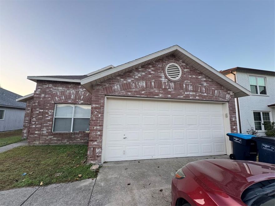 Single family home with new paint and carpet.  This home is one story and has an eat in kitchen and fireplace in the living room.  There is built in shelving in the living room also.  The kitchen has an island.  Patio in back.  The home is all electric. No smoking, no housing vouchers. TAR app. $65 app fee can be paid using credit card or zelle. Income needs to be 3x monthly rent to qualify. Need good rental and no bad rental in last 5 years.  FWISD. Renters insurance required.