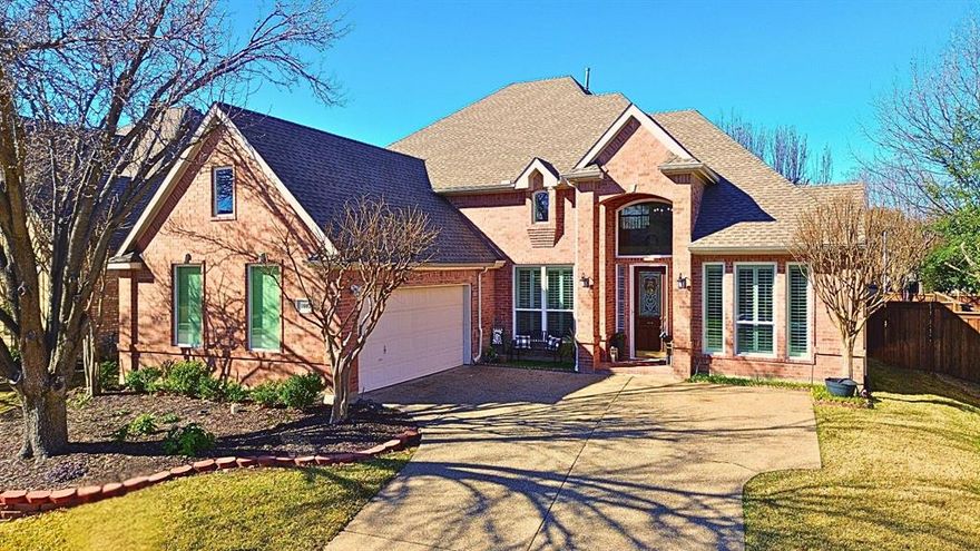 Welcome to this thoughtfully designed 5-bedroom, 4-bath home in the Spring Hill section of Stonebridge Ranch, offering 3,255 square feet of well-planned living space that balances comfort, function, and everyday livability. The first floor features warm wood-look tile, plantation shutters, and an inviting layout that allows the kitchen, dining, and living areas to flow together naturally, making the space ideal for both daily routines and entertaining. The kitchen is anchored by granite countertops, generous cabinetry, and a layout that keeps you connected to the main living area. The primary suite is located on the first floor and is complemented by an additional bedroom and full bath, providing flexibility for guests, multigenerational living, or a private home office. Upstairs, a spacious gameroom offers a second living area for media, play, or relaxation, surrounded by three additional bedrooms and two full baths. The backyard offers ample room to relax, entertain, garden, or plan future outdoor enhancements. As part of Stonebridge Ranch, residents enjoy scenic parks, lakes, tree-lined trails, and a strong sense of community, all just minutes from top-rated McKinney schools, shopping, dining, and everyday conveniences.