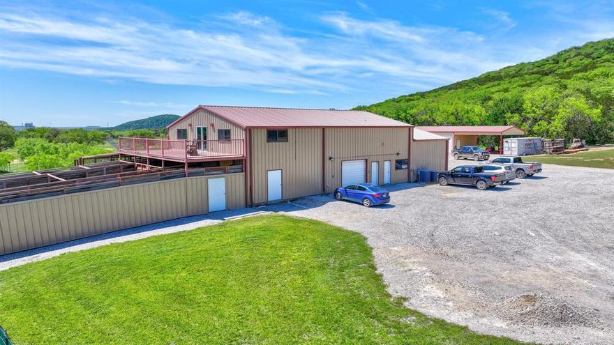 Nestled in the Rolling Hills near Palo Pinto Lake, this Unique Retreat is Situated on over 68 Acres. This Property Boasts a Large Metal Shop with an Apartment that has been Customized & Finished out in Reclaimed Wood with Vaulted Ceilings, Open Concept Large Entertaining Area with Bar Seating, Well-Appointed Kitchen, Full Bath with Washer & Dryer & an Oversized Pantry for Storage. Large Balcony off the Second Story that has Panoramic Views of the Secluded Retreat. Currently used as a Wildlife Breeding Facility, there is Water & Electricity in the Entire Building which would Easily Allow you to Convert to a Huge Barndo. This is a Great Space to Live while Building Your Dream Home. Additional Amenities this Property Offers are Equipment Barn with three rollup doors, RV Camper, Multiple Fenced Pens with Loafing Sheds in each Pen with Automatic Waterers. This Property is Well Equipped for Grazing, Could be Utilized as an Equine Breeding Facility, Hunting, Wildlife or Show Animal Ranch. If You are Looking for Quiet Seclusion but Desire All the Amenities Nearby with an Easy Commute then You Don't Want to Miss this Opportunity, Call or Text Today to Schedule a Private Tour.