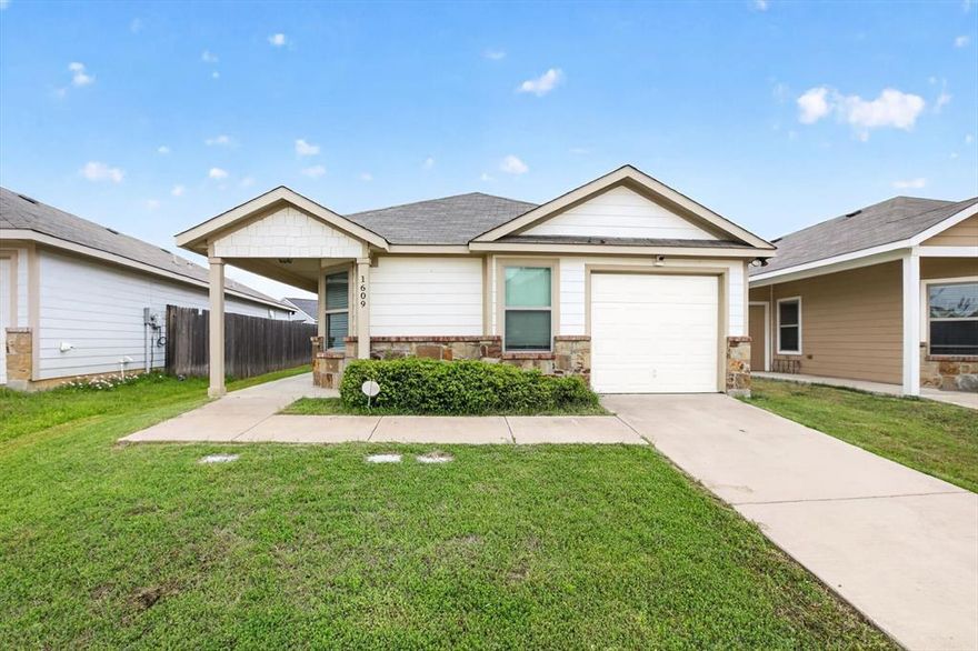 If you have been looking for a cute, affordable home in Burleson Independent School District that is move in ready and in a super convenient location, this one is definitely worth a look. Perfect for a first time home buyer, this home is located close to I 35 with easy access to shopping, restaurants, schools, and everyday conveniences.

Inside, you will love the open floorplan that makes the space feel welcoming and easy to enjoy. The living room flows right into the large kitchen so whether you are cooking dinner, hosting friends, or keeping an eye on the kids while getting things done, the layout just works. The kitchen offers plenty of counter space and cabinet storage along with room to gather and entertain.

The bedroom layout gives a little extra privacy between the primary bedroom and secondary bedrooms which works great for guests, kids, or even a home office setup.

Step outside to a fenced backyard with plenty of room for pets, kids, weekend cookouts, or simply enjoying a quiet evening outside.

Homes like this are hard to find at this price point especially in a location that keeps you close to everything Burleson has to offer while still feeling tucked into a neighborhood setting. Whether you are buying your very first home, downsizing, or just looking for something low maintenance with a great layout, this home checks so many boxes.