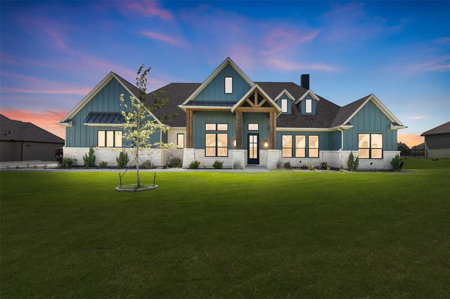 Stunning Royal Crest Custom Home in Paloma Ranch

Welcome to this thoughtfully crafted Royal Crest custom home, located in the newly developed and highly desirable Paloma Ranch community. Designed with elegance and functionality in mind, this spacious home features an open-concept layout ideal for modern living. The gourmet kitchen is a true centerpiece, offering a large island, abundant storage, and a light-filled dining area with beautiful backyard views.

Retreat to the luxurious primary suite, complete with an oversized ensuite bath finished with sleek, contemporary touches. The expansive living room boasts soaring vaulted ceilings and a warm, wood-burning fireplace—perfect for cozy evenings at home.

With 4 bedrooms, 3 full baths, a private study, and a dedicated media room, there's space for everyone to work, relax, and entertain. The generous backyard provides plenty of room for outdoor fun, whether it’s kids at play, pets exploring, or quiet moments under the Texas sky.