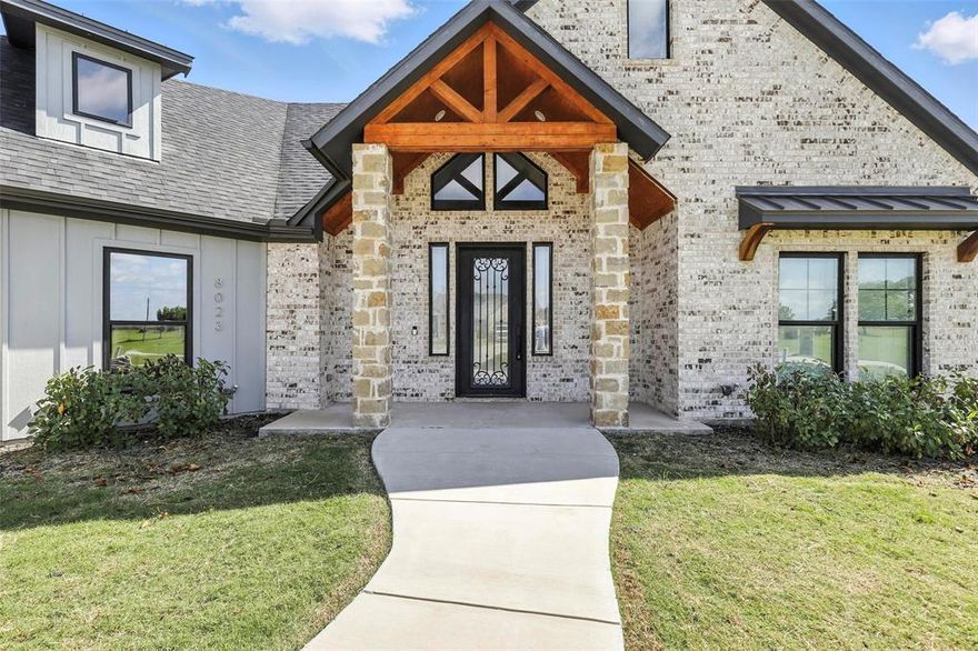 Beautifull home nestled in the sought-after neighborhood of Pyramid Acres, just minutes from Benbrook Lake, major highways, and Shopping. This spacious residence offers a perfect blend of comfort and style with 4 bedrooms, 3 bathrooms, and a well-designed living space. Inside, you’ll find an open-concept floor plan with soaring ceilings, abundant natural light, and high-quality finishes throughout. Large kitchen, featuring Quartz countertops, stainless steel appliances, a large island, and custom cabinetry. The living area boasts a cozy fireplace and overlooks a private backyard retreat – ideal for entertaining or relaxing. The primary suite offers a luxurious escape with a spa-like bathroom, dual vanities, a soaking tub, and walk-in closets. Additional bedrooms are spacious and versatile, perfect for guests or a home office. Outside, enjoy a covered patio and large backyard. The home also includes a large upstairs loft. With its prime location, modern features, and timeless charm, 8023 Pennington is the perfect place to call home. Don’t miss your chance to own a piece of Fort Worth comfort and convenience.