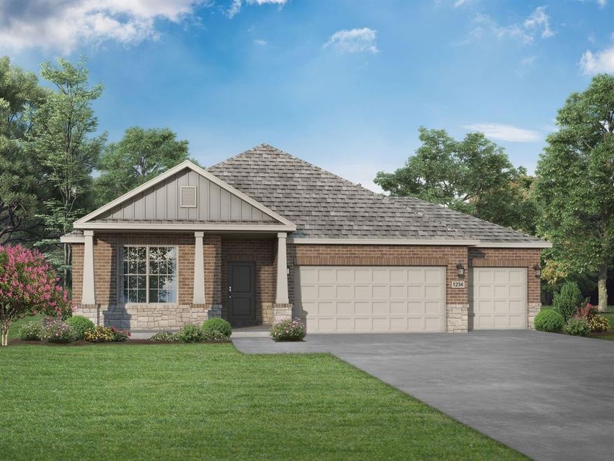 MLS# 21232332 - Built by Davidson Homes - Aug 2026 completion! ~ This stunning 3-bedroom, 2-bathroom Daphne H model in Waverly Estates delivers 1,895 square feet of modern living with a spacious 3-car garage. The open-concept design floods the living room with natural light, creating the perfect backdrop for entertaining. The well-appointed kitchen features a charming breakfast nook, while the generous Primary Suite boasts an oversized closet with ample storage.  Waverly Estates offers resort-style amenities including a community pool, playground, and scenic catch-and-release pond. Enjoy convenient sidewalks throughout the neighborhood, plus easy access to I-30 and proximity to Lake Ray Hubbard, Lake Lavon, and Lake Tawakoni for endless recreational opportunities. Attached photos are representative of the floor plan. Options and features vary by locations; please see the community's New Home Consultant for more information.