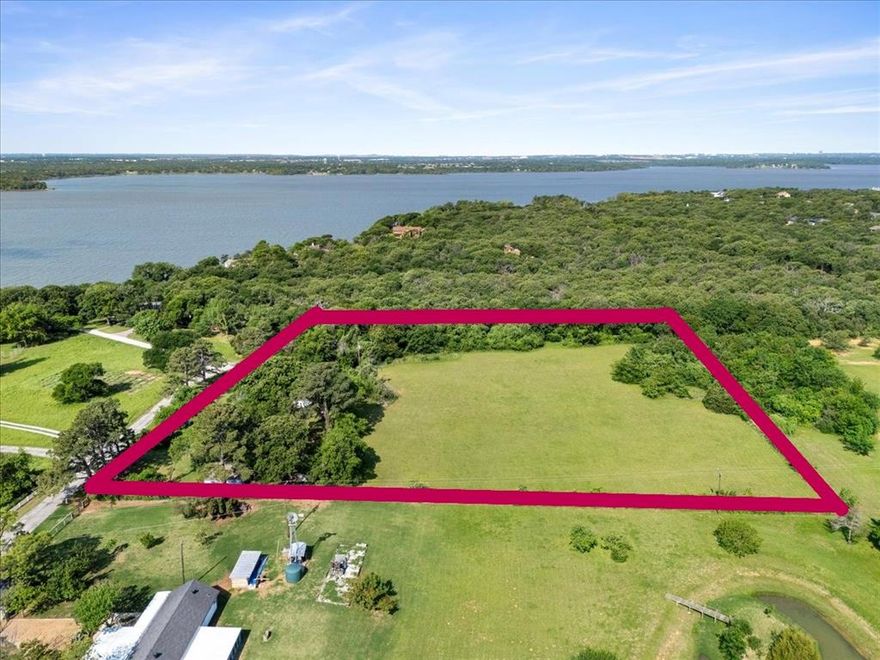3.94 ACRES -800 Fox Hollow Lane, Oak Point Tx . PRIME land near Lake Lewisville.
Welcome to a rare opportunity to own a spacious 3.94-acre lot in the prestigious Fox Hollow Community, being a quiet residential enclave located along the Northeastern shores of Lake Lewisville in Oak Point TX. The golf cart friendly community is known for its large lots, mature trees, greenspaces, desirable sandy loam soil and lake-oriented lifestyle offering a more rural and private feel compared to master-planned developments. Residents of Oak Point benefit from a full-time police and fire department. This 3.94-acre lot allows you to build the dream home you've always envisioned with no HOA restrictions in a peaceful community within a short distance to notable amenities. Nearby polo clubs offer opportunity to watch competitive matches. The Dallas Corinthian Yach Club offers a strong sailing, boating and socializing community with over 200 members. Lake Lewisville is just minutes away with several public boat ramps available for convenient boating, fishing and water activities. The location offers strong practical advantages as well as easy connectivity to US-380, the Dallas North Tollway and I35 providing easy access to shopping, dining options and medical needs in Denton, Frisco and the broader North Dallas Region. Both Love Field and DFW international Airport are readily accessible. Come build your dream home and enjoy the peaceful surroundings.
There are 3 structures on the property with no value. Save what you want or Demo and clear site for your dream home. Property is being sold AS-IS,WHERE-IS.
There is No HOA. There is a basic voluntary principle between everyone (11 homeowners) they pitch in for some common area expenses which over the past 3 years has averaged about $232.00 year. See documents