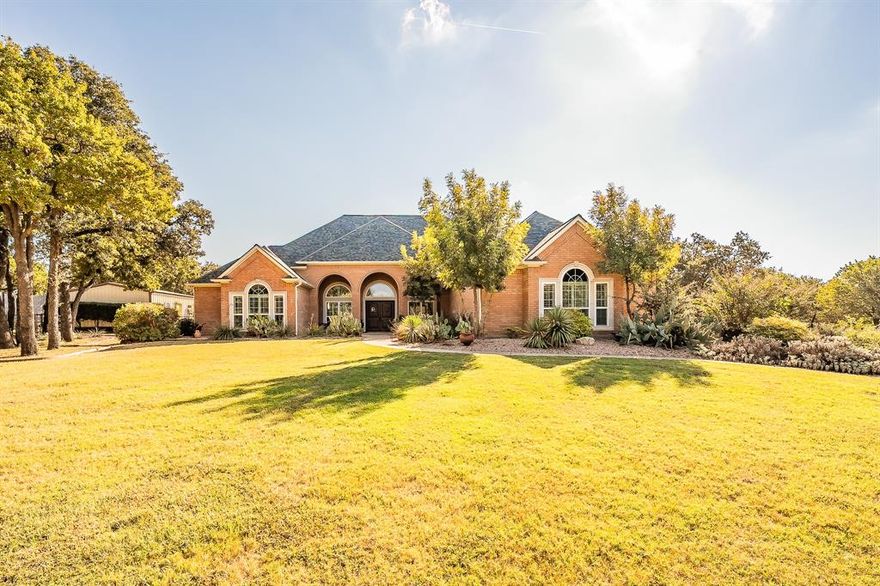 Welcome to this spectacular must-see property, where space, comfort, and thoughtful upgrades come together beautifully. Nestled on just under 2 acres in a small gated community, this stunning 3-bedroom home offers over 3,300 square feet of well-designed living space.

Step inside to find a fully updated interior that is truly move-in ready, combining modern finishes with timeless style. Outside, your private backyard oasis awaits—complete with a pool and hot tub combo, a covered outdoor living area perfect for entertaining, and a dedicated outdoor bathroom for ultimate poolside convenience.

This property also features a spacious workshop, ideal for hobbies or additional storage, and a built-in safe room for added peace of mind.

Located in a highly sought-after zoned schools —Stribling Elementary, Kerr Middle School, and Centennial High School—this home offers the perfect blend of luxury, function, and location.

Don’t miss your chance to own this exceptional property—schedule your showing today!