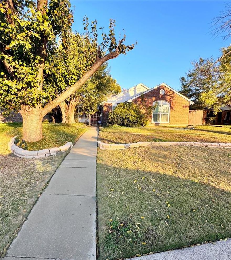 This beautifully updated 4-bed, 2-bath home features soaring ceilings, white oak floors, a spacious kitchen with new shaker cabinets, quartz counters and Burris Thermo windows. The home will come with stainless steel appliances - including a fridge, washer and dryer with the lease. The 2 car garage faces the rear and has access to the backyard. The sun room is perfect for relaxing and enjoying the view of the backyard. Conveniently located near I-30, White Rock Lake, the Arboretum, Town East Mall, and Downtown Dallas. Tenants and tenant's agents please do your due diligence. All information is deemed reliable but not guaranteed.