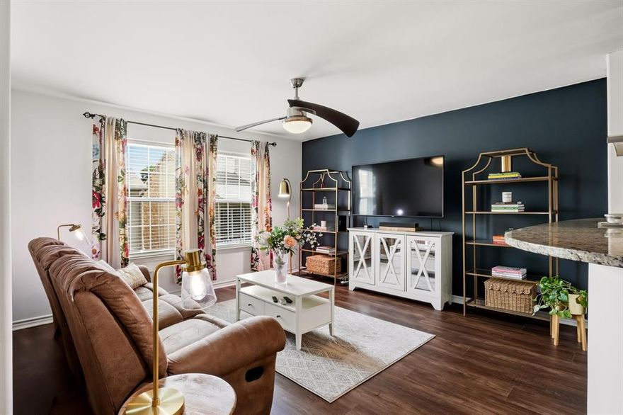 Welcome home to this beautifully updated 1-bedroom, 1.5-bath condo nestled in one of Dallas' most sought-after corridors — just minutes from Addison and the prestigious Bent Tree area.

Perfectly positioned in the heart of the DFW Metroplex, this stylish 901 sq ft retreat offers effortless access to dining, shopping, entertainment, and major thoroughfares — making it an ideal home base for those who want it all.

Step inside and immediately notice the thoughtful upgrades throughout — luxury vinyl flooring flows seamlessly across the main living areas, complemented by a fresh, neutral paint palette that makes the space feel bright and move-in ready. Natural light pours in through brand new windows and a updated sliding door (2023), creating an inviting, airy atmosphere.

Stay comfortable year-round with a new HVAC system and furnace installed in 2021 — major mechanicals already taken care of, giving you peace of mind from day one.

Beyond your front door, enjoy the perks of gated community living with access to a resort-style pool and tennis courts — perfect for unwinding after a long day or staying active on your own schedule.

Whether you're a first-time buyer, savvy investor, or looking to downsize without sacrificing style, this turnkey condo checks every box. Don't miss your chance to own a piece of prime DFW real estate — schedule your private showing today!
