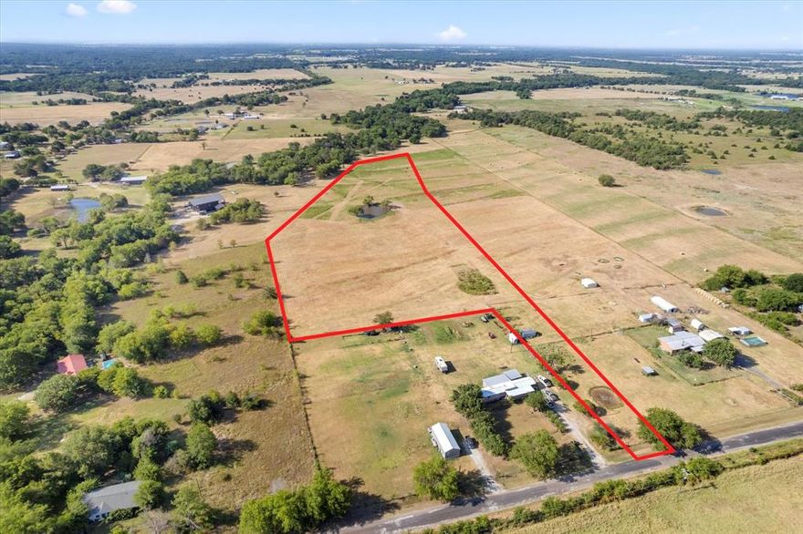 Unrestricted + or - 9 Acres to be surveyed from a larger tract. Wills Point ISD. No Known Restrictions. survey has not been done, boundary lines are estimated. Raw Land. Electric and Macbee Water at the road.