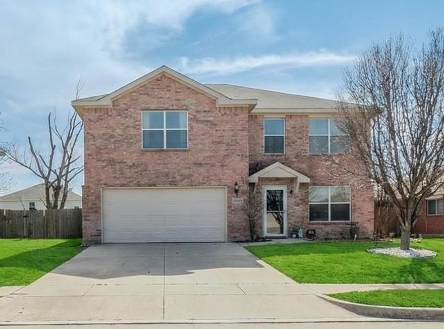 Priced below market.  to be sold AS IS  come fall in love with this beautiful 4 bedroom, 2.5 bathroom home nestled in the highly desirable Saddlerbrook in the Saddlebrook Estates neighborhood of Krum, TX! Offering a fantastic combination of generous living space and small-town charm, this property is a must-see for anyone looking to settle in a welcoming community.

Step inside to discover an inviting, open-concept floor plan designed for effortless entertaining and everyday living. The home features multiple living and an open dining, providing plenty of flexible room for gatherings or hosting friends. The heart of the home seamlessly connects the main living spaces to a bright, well-equipped kitchen.

Retreat to the expansive primary suite, a true private oasis that boasts a dedicated sitting area and a huge walk-in closet. The primary bathroom features an oversized layout with a separate soaking garden tub and a walk-in shower. Three additional well-appointed bedrooms offer versatility for a home office, gym, or guest accommodations.

Outside, you will find a tool shed for gardening and lawn care as well as a covered patio overlooking a private backyard.  the perfect canvas for summer barbecues, outdoor play, or simply relaxing under the Texas sky. The built in 2-car garage provides ample parking and additional storage space.