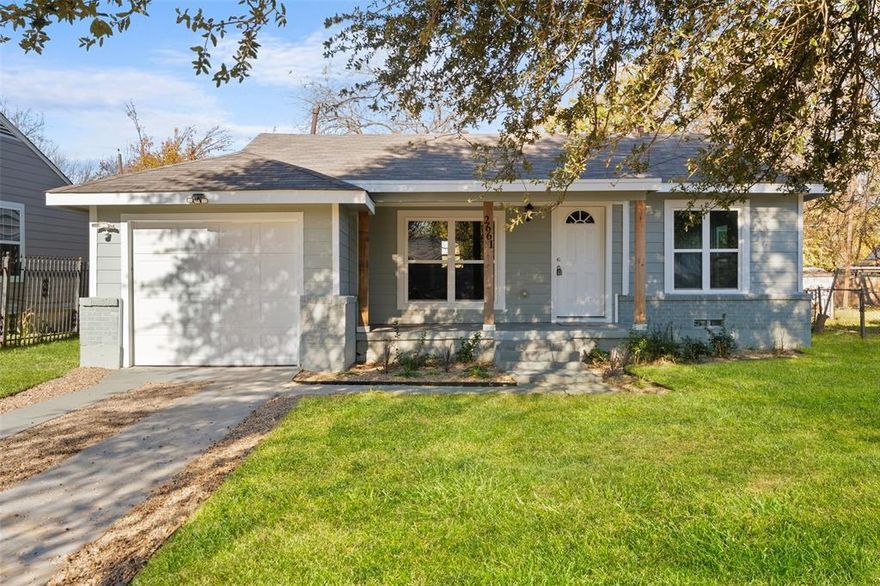 Welcome home to this beautifully renovated modern retreat perfectly situated in the dream city of Dallas. This stunning home features 3 bedrooms and 2 updated bathrooms, thoughtfully redesigned with today's lifestyle in mind. Step inside to discover an open-concept layout filled with natural light, fresh neutral paint, and stylish new flooring throughout. The chef's kitchen boasts brand-new stainless steel appliances, quartz countertops, custom cabinetry, and a large island perfect for entertaining. Relax in the spacious primary suite, complete with a luxurious spa-inspire bathroom featuring a walk-in shower and designer finishes. Outside, enjoy a large backyard oasis-ideal for gatherings play, or future pool plans