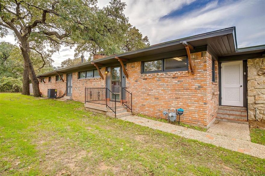 Charming home in a great location with a pool! This home has a great outdoor entertaining area by the swimming pool. The fireplace is double sided, so you can enjoy a nice fire from the living room or the primary bedroom. This home has been completely renovated and no expense was spared. The gas stove is conveniently on the island and has six burners. You also have a large two car garage and additional parking in front of the home.