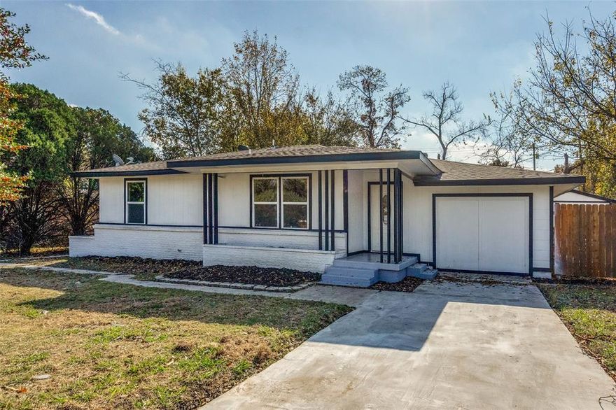 A rare find near vibrant McKinney downtown: updated, move-in ready, and full of flexible living space inside and out. This inviting 4-bedroom, 2.5-bath home offers the perfect mix of character, comfort, and convenience, all tucked into a quiet, established neighborhood with mature trees and character. This beautifully updated home features new LVT flooring throughout the living spaces. Natural light streams in through updated ample windows in all the rooms.The converted 1 car garage offers a versatile bonus room as a primary bedroom with full standing shower,dual vanity bath or ideal as a home office, studio, guest space, or media room. The eat-in kitchen overlooking the backyard features new quartz countertops, tiled backsplash, new storage cabinets, and new SS appliances.
Outside, you'll find a livable barn with a half bath - perfect for guests, projects or extra storage. This home offers a quiet neighborhood near McKinney's historic downtown, shopping, and major highways for easy commuting. Outside, a large and open backyard with mature trees offer a potential to convert it into a private oasis. Whether you're a first-time buyer, a small family, or an investor looking for a turnkey property in a high-demand area, this home checks all the boxes. Foundation repair 2025,HVAC & water heater 2025