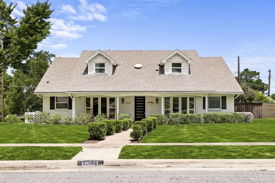 Discover the beauty of Lochwood with this 2-story stunner situated on a corner lot. Natural light soaks the open spaces on this dreamy home, with the perfect floor plan to entertain guests. 2 large living areas, one front & one in back, provide flexibility to create the spaces you desire. Large, inviting kitchen features elegant quartz c-tops & is thoughtfully positioned adjacent to the central dining room. Primary suite is conveniently located on the 1st level & boasts 2 walk-in closets along with a fantastically remodeled bathroom, including quartz c-tops, dual sinks, & oversized frameless glass shower. 2nd level has two generously sized bedrooms, each with a walk-in closet! The bedrooms are separated by the updated guest bathroom, also featuring dual sinks and quartz c-tops. Most walls have been freshly painted with tasteful, neutral tones. Low maintenance yard in back with the perfect deck to soak in the outdoors! Lochwood living at its best, you'll find mature trees & creeks abound. Short distance to Lochwood Park- playground, walking trails, tennis courts, pickleball, basketball court & a party patio. Just a 5 min drive to White Rock Lake, the Arboretum, local eateries & pubs!