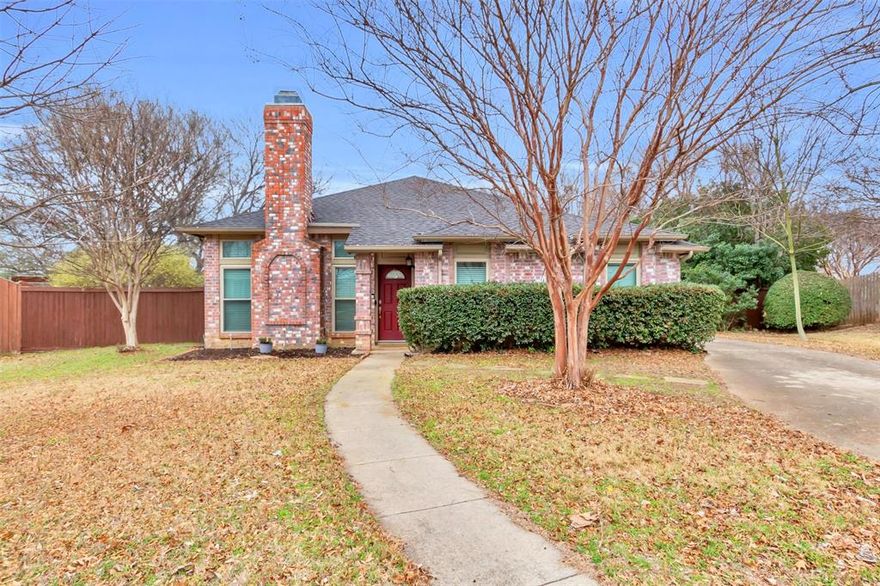 Nestled in a quiet cul-de-sac in the heart of Flower Mound, this beautiful 3-bedroom, 2-bath home sits on an expansive half-acre lot, offering space, privacy, and endless possibilities—with no HOA restrictions! Step into a thoughtfully designed, single-story layout where natural light pours through French doors, creating a warm and inviting atmosphere. With two separate living areas, you’ll have the flexibility to relax by the cozy fireplace, set up a home office, or create the perfect entertainment space. Outside, the oversized, fully fenced yard is a rare find, ideal for outdoor activities, gardening, or simply soaking in the peaceful surroundings. A storage shed offers extra space for tools and gear, and for those with kids (or a love of fun), the trampoline can stay! Located in a sought-after Flower Mound school district, this home is just minutes from top-rated schools, shopping, dining, and entertainment. Plus, with easy access to DFW International Airport, your next adventure is always within reach. Don’t miss this incredible opportunity—a spacious home, a prime location, and the freedom to make it your own!