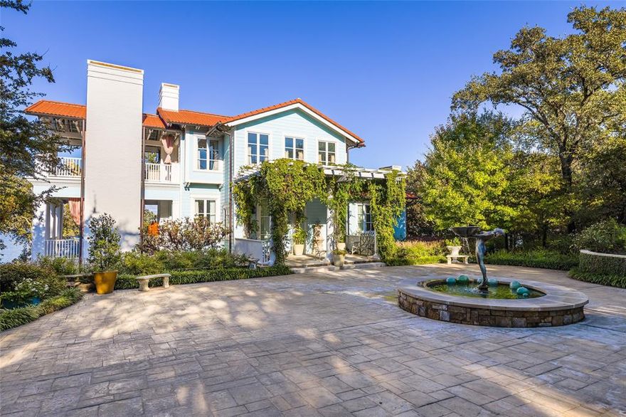 THE MOST STUNNING HOME ON ANY LAKE IN THE STATE OF TEXAS, NO EXPENSE HAS BEEN SPARED.  DESIGNED TO ACCOMODATE AS MANY AS 18 IN TRUE SOUTHERN HOSPITALITY, EXTRAVAGANT LUXURY, AND UNPARALLELED VIEWS OF OPEN WATER AND SUNRISES THAT WILL AMAZE.  GENTLY LIVED IN 10 YEAR NEW HOME.  FLOOR THREE OF THE HOME IS THE OWNERS RETREAT AND INCLUDES A PRIVATE VERANDA WITH FIREPLACE AND STELLAR LAKE VIEWS, ITS PRIVACY ENCOURAGES SUMPTUOUS CONVERSATION.  THE GREAT ROOM AND KITCHEN WILL HOST YOUR LARGEST GATHERINGS. THE ATTACHED VERANDA WILL ENCOURAGE GENTEEL CONVERSATION WITH FAMILY AND GUESTS AND OVERLOOKS THE CALM WATER.   SEVEN FIREPLACES THROUGHOUT THE HOME INCLUDE ONE ON EACH VERANDA.  GUEST COTTAGE MEASURES 621 SQUARE FEET, SLEEPS 6 AND HAS A DELIGHTFUL FRONT PATIO.  THIS WAS THE ORIGINAL HOME ON THE PROPERTY.  WALK-ON TRAMPOLINE, FLOATING BOAT DOCK, 144 FEET OF LAKE FRONT, GREAT WATER DEPTH.  THE DETAIL WILL CAPITVATE, THE CHOICE OF MATERIALS WILL WOW.  1.7 ACRES OF PRIVACY.