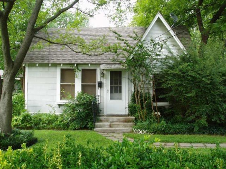 Tucked away in the Pecan Heights  near the Parkdale and Urbandale area, this East Dallas jewel box offers timeless character on a generously sized lot. Located on a quiet, tree-lined street with long-term neighbors who have lived here for decades, the setting reflects true pride of ownership. This is an all-residential street with no apartments nearby, offering a peaceful and established neighborhood environment.

The home features hardwood floors and crisp accents throughout, adding to its classic appeal. The kitchen includes black cabinetry, and the bathroom offers a ceramic tile shower enclosure. Windows have been recently replaced, providing natural light and improved efficiency.

The spacious lot includes a patio area for outdoor enjoyment and a storage shed for added convenience. The home has charming drive-up appeal and reflects the character of homes built in the 1950s.

Conveniently located within a short distance to schools, parks, a library, playground, grocery stores, pharmacies, and local eateries.

Seller is offering the home in as-is condition.