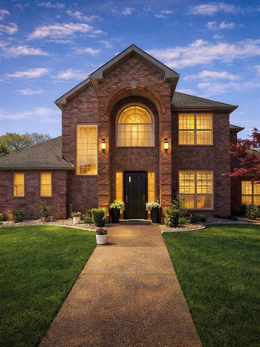 Positioned along the fairway of the Hills course, this golf course home offers a rare combination of privacy, open views, and everyday livability in one of McKinney’s most desirable communities.
Natural light fills the open concept interior, where engineered wood floors, expansive windows, and clean, modern finishes create a bright and welcoming atmosphere. The main living area is anchored by a contemporary fireplace and flows seamlessly into a well-designed kitchen with generous workspace, ample cabinetry, and effortless connection to the surrounding living spaces.
Upstairs, a spacious loft provides flexible living—ideal for a home office, media room, or play area—alongside Jack & Jill style bedrooms and a private balcony overlooking the golf course. The primary suite offers a quiet retreat with updated bath features, enhanced lighting, and a large walk-in closet.
Step outside to a covered patio and an expansive backyard backing directly to the course, offering both open greenbelt views and usable yard space—an increasingly rare combination at this price point.
Additional highlights include a three-car garage with built-in cabinetry and dedicated workspace, as well as owned Tesla solar panels and Powerwall, providing long-term energy efficiency and backup power.
Recently repositioned and competitively priced, this home represents one of the strongest values currently available on a golf course lot in the area. 
Seller open to rate buy-down, closing cost assistance, or creative structures (including lease-to-own) for qualified buyers