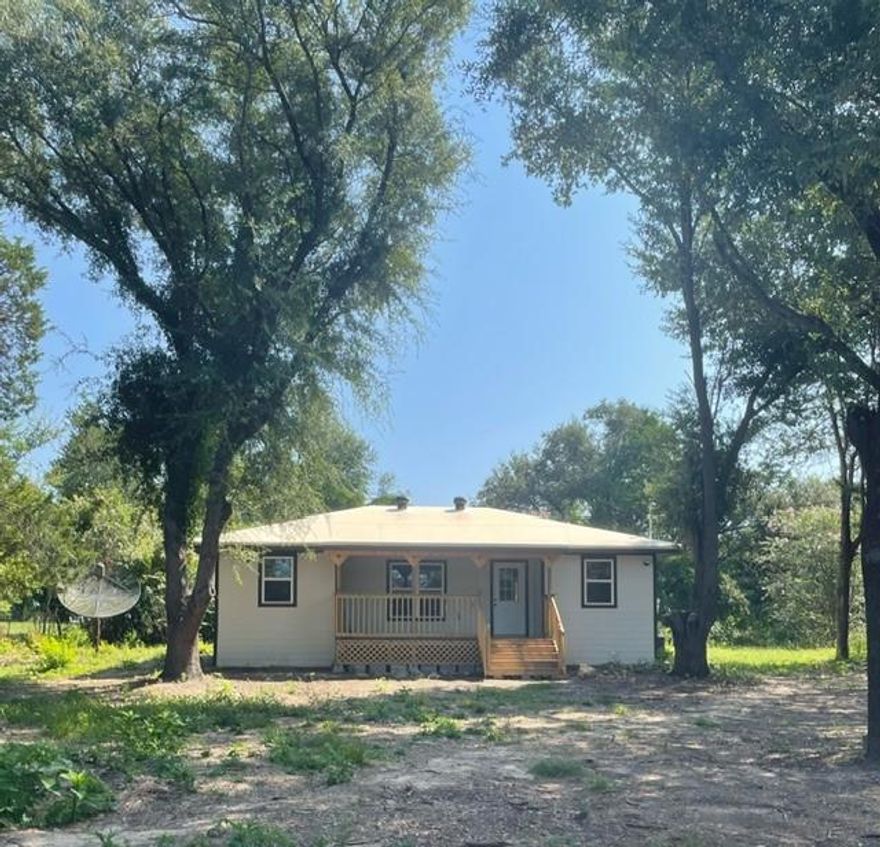 This charming 3 bedroom, 1 bathroom home sits on one acre and has been completely transformed from top to bottom. Renovations include, new roof, windows, flooring, paint, light fixtures, a completely updated bathroom, and much more. Outside, enjoy room for kids, pets or even building a second home. Private water well. Fully fenced. Schedule your showing today!