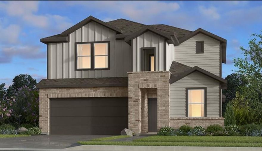 What's Special: Two Bedrooms Down - Flat Lot - Large Game Room - Large Kitchen Island. New Construction - May Completion! Built by Taylor Morrison, America's Most Trusted Home Builder. Welcome to the Lunaria at 1421 Mustang Canyon Drive in Madero! This bright two-story home features an airy great room with a pop-up ceiling that flows beautifully into the dining area and kitchen, creating an ideal space for everyday living and gatherings. The kitchen offers a spacious island, pantry, and nearby storage, while the covered patio extends the living space outdoors for relaxing evenings. A serene primary suite on the main level includes a well-appointed bath and walk-in closet, and a flexible room near the entry adds versatility for work or hobbies. Upstairs, a generous game room connects three secondary bedrooms with walk-in closets and smart storage throughout. There’s so much to love about Madero in Fort Worth. Set on spacious lots with winding streetscapes, the community feels open and inviting. Planned amenities include open-air centers, sports courts, a resort-style pool, lush trails, and future retail. With no MUD or PID taxes, you’ll have even more freedom to enjoy all Fort Worth has to offer. Additional Highlights Include: gourmet kitchen which includes the 5-burner gas cooktop, built in oven and microwave, beautiful quartz countertops, and large kitchen island, covered patio with gas drop, 8 ft. front door with glass, and RevWood flooring. Photos are for representative purposes only. MLS#21248981